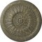 Ekena Millwork Temple Ceiling Medallion (Fits Canopies up to 9 1/4"), 24"OD x 1 5/8"P, Witch Hazel Crackle CM24TEWHC - alternate 1